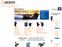 Tablet Screenshot of boatmotors.com
